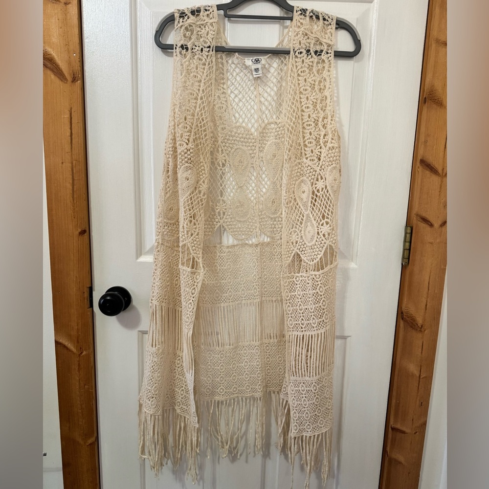 Crochet Cardigan Vest